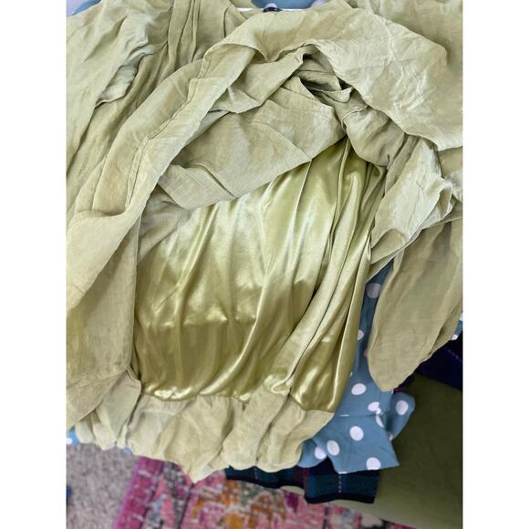 You Know as Pinky tunic dress top women's large chartreuse green size large - Picture 8 of 16